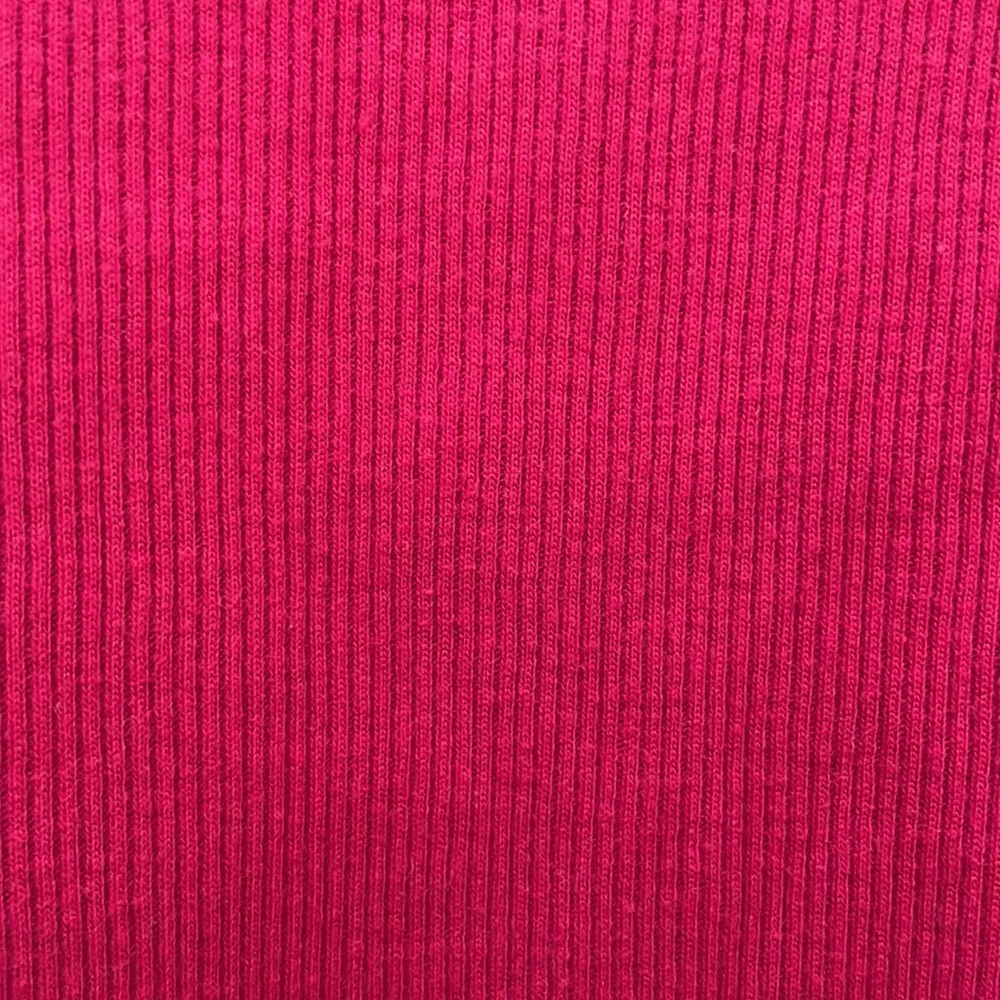 Casual Living Sequin Front Ribbed Tank Shirt Size XL in Barbie Pink Like New - Picture 6 of 8